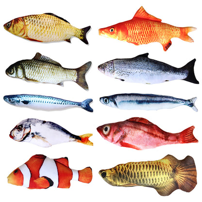 Playful Fish Cat Toy