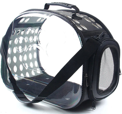 Transparent Pet Backpack for Cats and Dogs