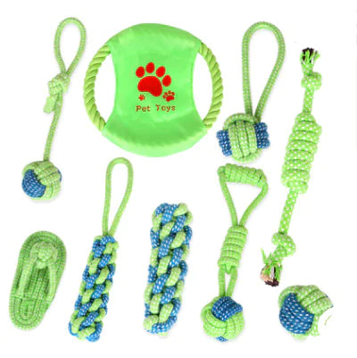 Cotton Knot Pet Chew Toy Bundle