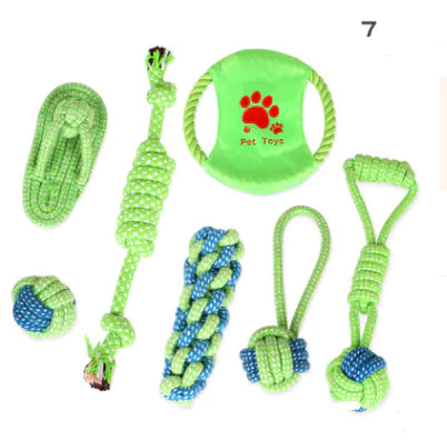 Cotton Knot Pet Chew Toy Bundle