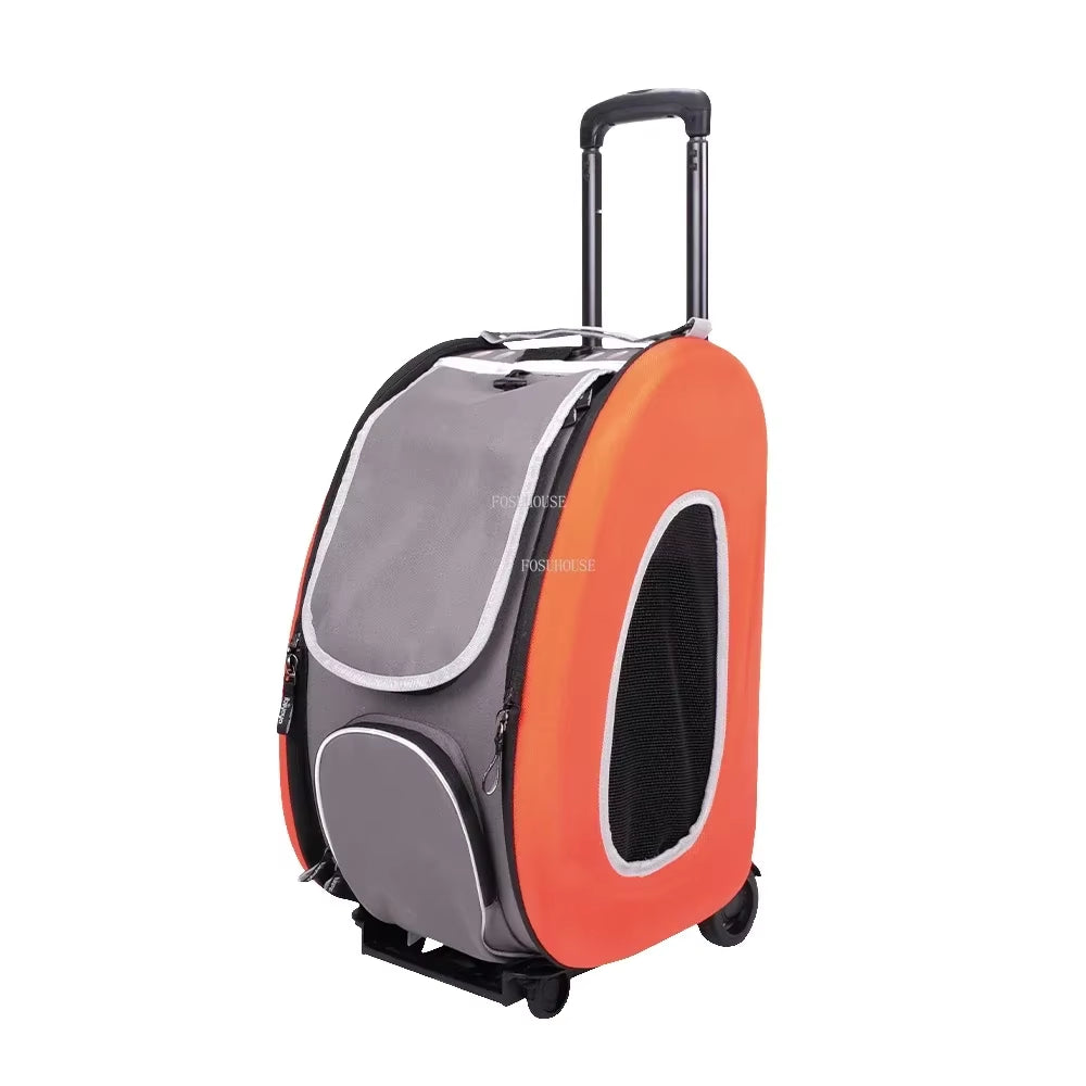PawPorta 4-in-1 Foldable Pet Stroller – The Stylish Ride for Pets on the Go