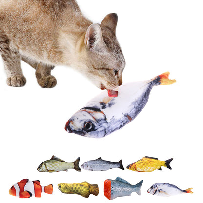 Playful Fish Cat Toy