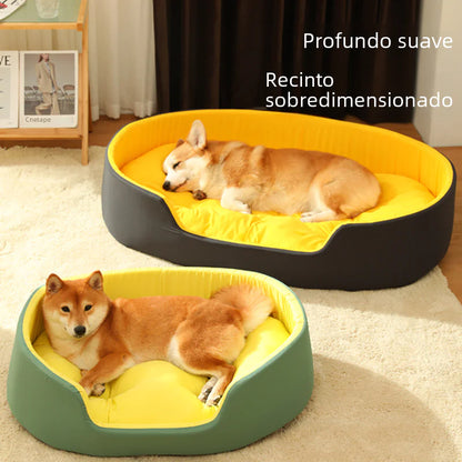 Cozy Multi-Size Pet Bed with Detachable Cover