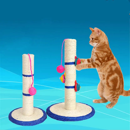 Clown Mouse Cat Scratcher with Toy