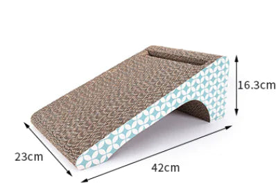 Dual-Surface Cat Scratcher with Toy Bell