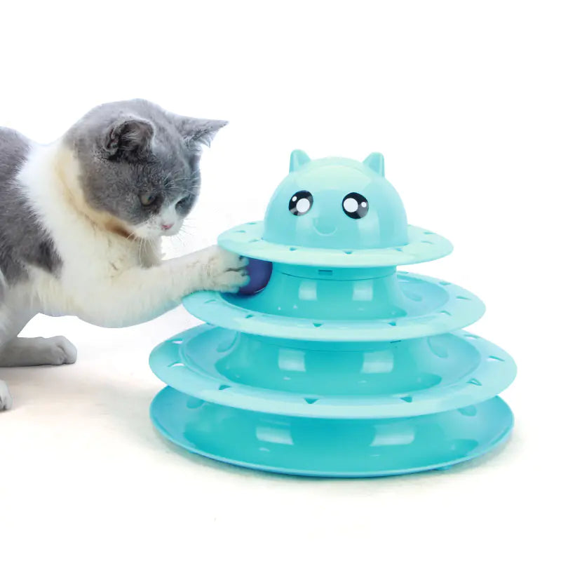 Triple Tier Cat Spinner