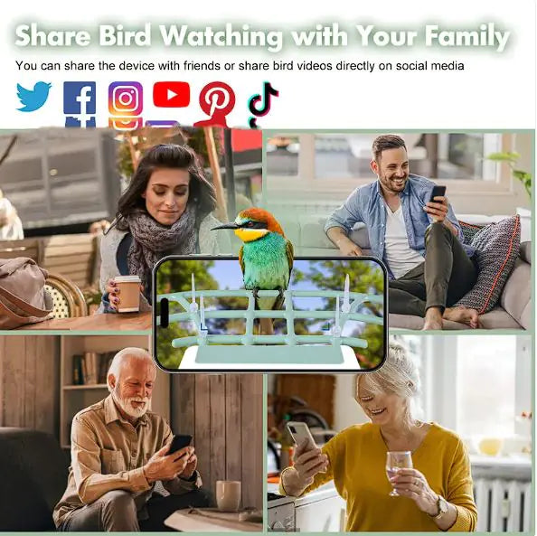 EcoSmart Solar Bird Feeder Cam