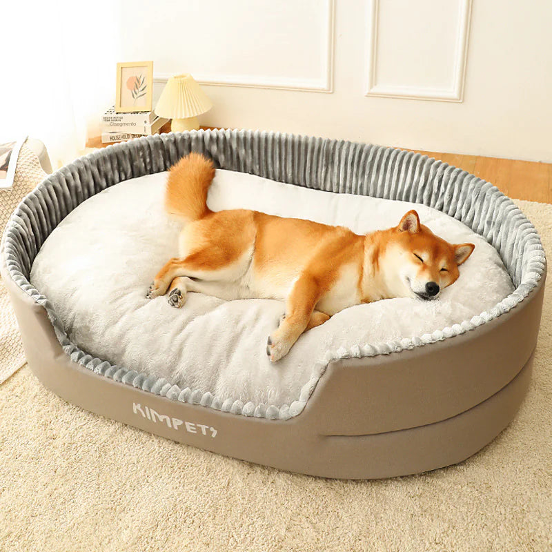 Cozy Multi-Size Pet Bed with Detachable Cover