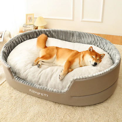 Cozy Multi-Size Pet Bed with Detachable Cover