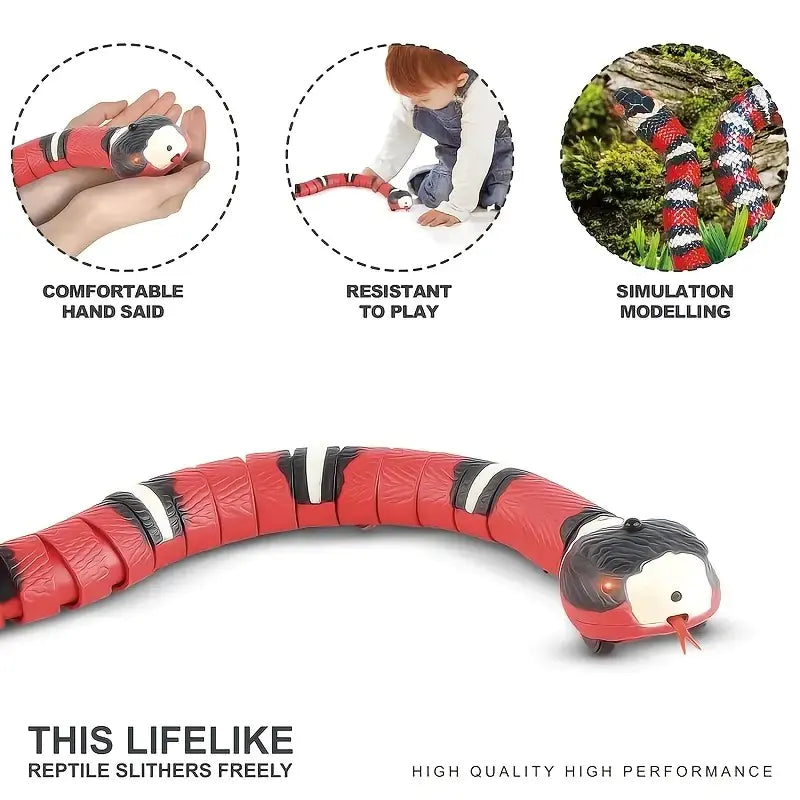 USB Rechargeable Cat Snake Toy - Active Fun