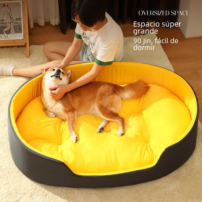 Cozy Multi-Size Pet Bed with Detachable Cover