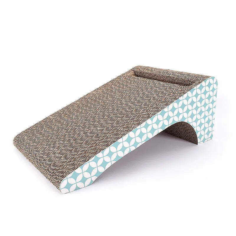 Dual-Surface Cat Scratcher with Toy Bell