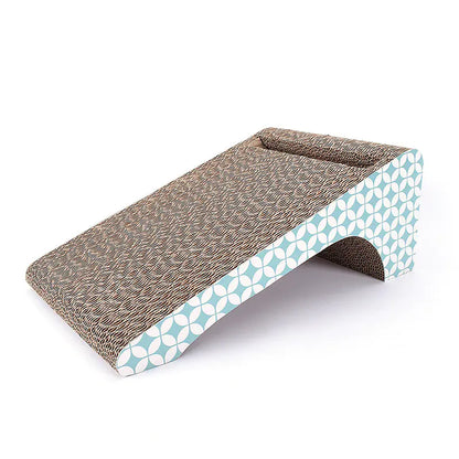 Dual-Surface Cat Scratcher with Toy Bell