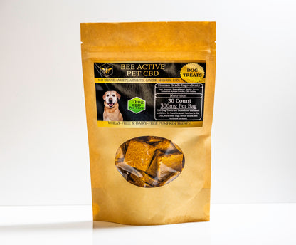 Bee Active CBD Dog Treats — Daily Wellness — Pumpkin and Peanut-1