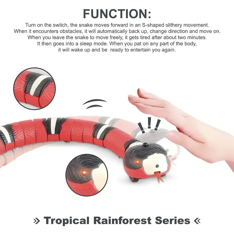 USB Rechargeable Cat Snake Toy - Active Fun