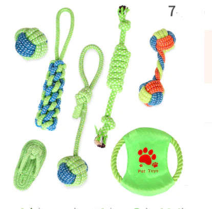 Cotton Knot Pet Chew Toy Bundle