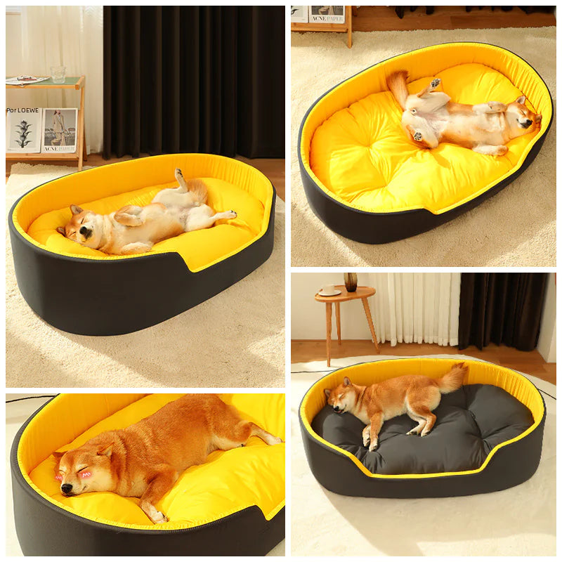 Cozy Multi-Size Pet Bed with Detachable Cover